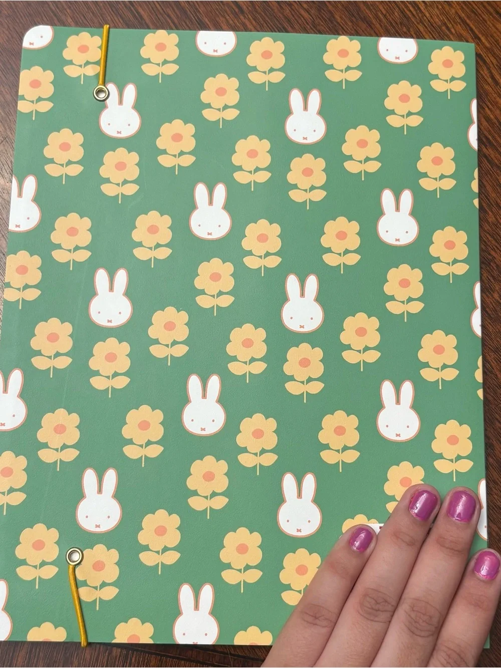 miffy 17 Month Planner — Green, Orange & Yellow Accents: Aug 2026 - Dec 2027